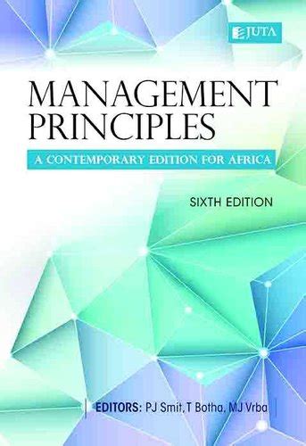 management principles a contemporary edition for africa PDF
