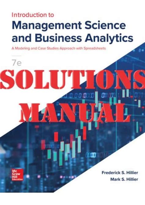 management science hillier solutions manual Reader