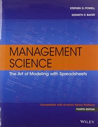 management science powell and baker solution PDF