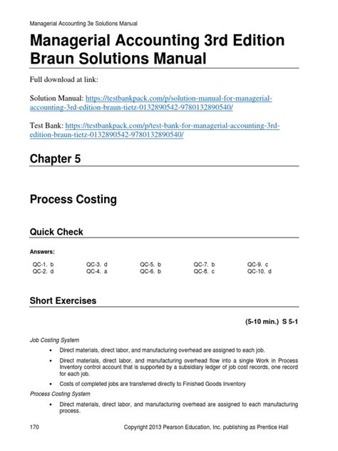 managerial accounting 3rd edition braun Doc