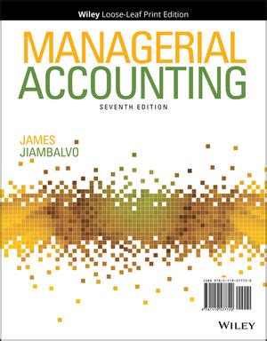 managerial accounting by james jiambalvo solution manual Reader