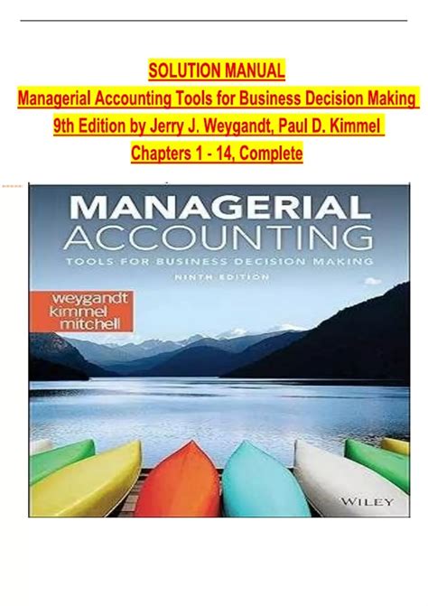 managerial accounting hilton 9th edition solution Doc