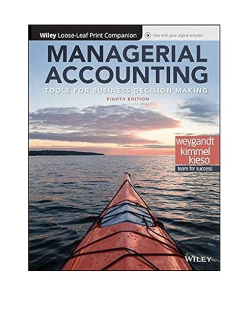 managerial accounting weygandt e6 solution Ebook Epub