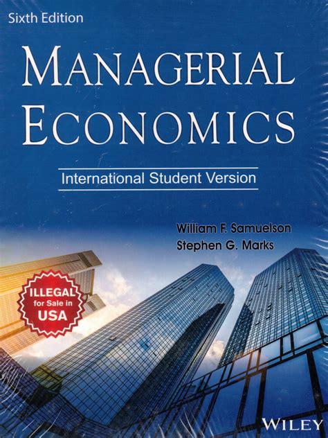 managerial economics 6th edition PDF