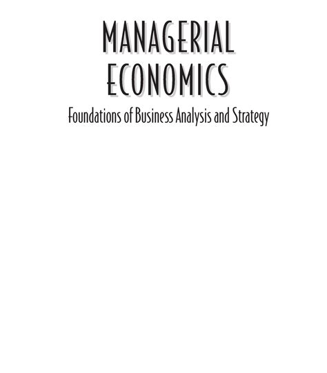 managerial economics christopher thomas 10th edition Doc