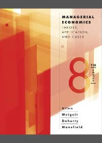 managerial economics theory applications and cases 8th edition PDF