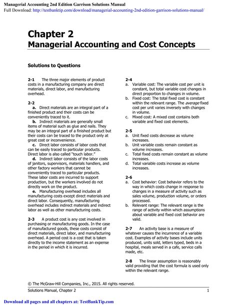 managerial-accounting-pearson-2nd-edition-solutions-manual Ebook Kindle Editon