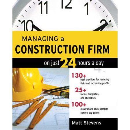 managing a construction firm on just 24 hours a day Kindle Editon