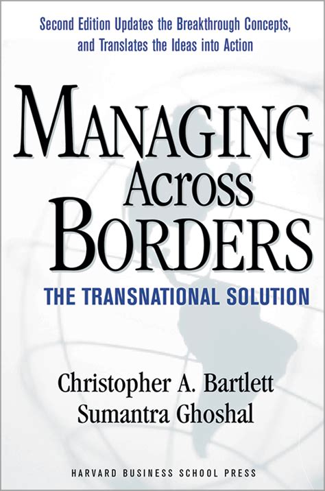 managing across borders the transnational solution Doc