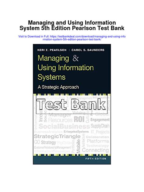 managing and using information systems 5th edition PDF