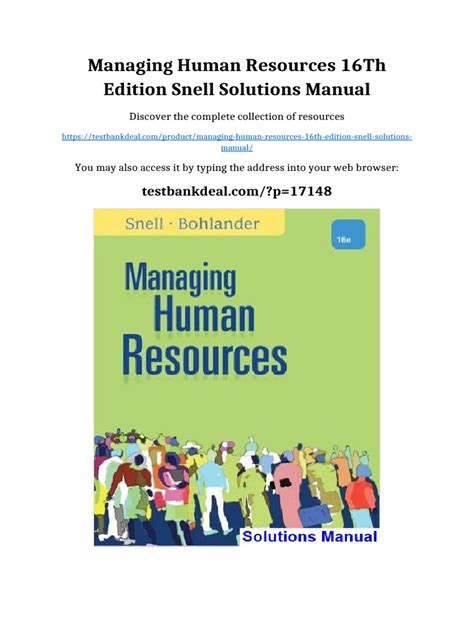 managing human resources 16th edition google books Reader