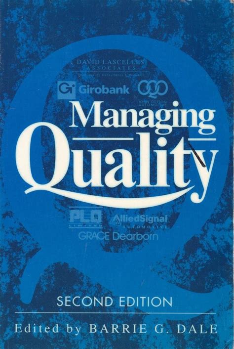 managing quality dale 5th edition Reader