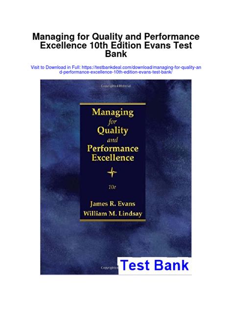 managing-for-quality-and-performance-excellence-8th-edition-test-bank Ebook Doc