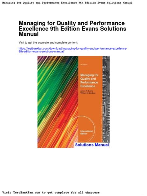 managing-for-quality-and-performance-excellence-9th-edition-solution-manual Ebook Kindle Editon