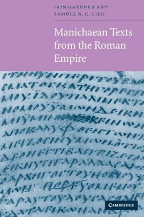 manichaean texts from the roman empire PDF