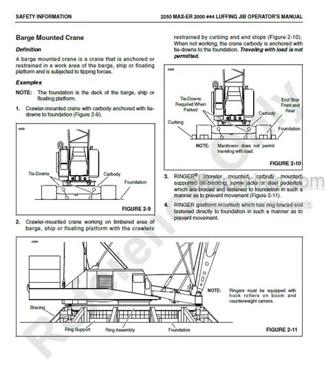 manitowoc 2250 crane operators manual Reader