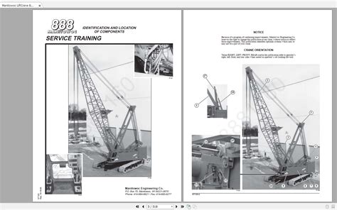 manitowoc 888 crane operators manual PDF