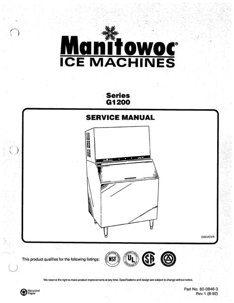 manitowoc ice machine cleaning instructions Reader