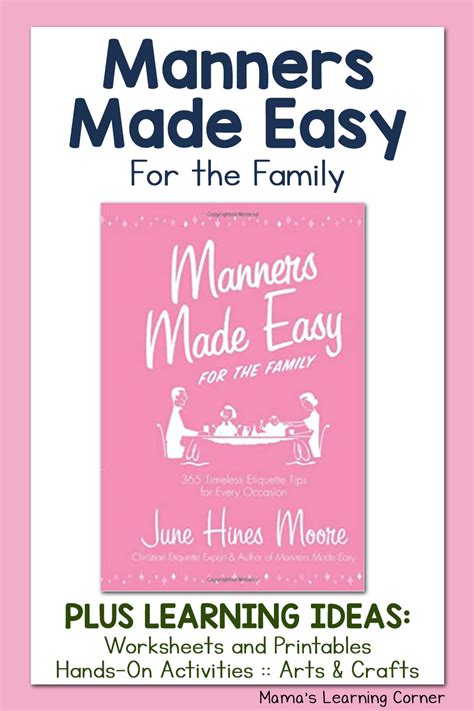 manners made easy for the family manners made easy for the family PDF