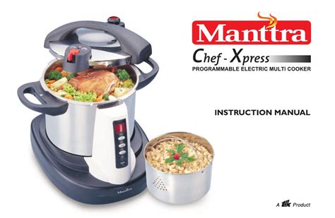 manttra pressure cooker instruction manual PDF