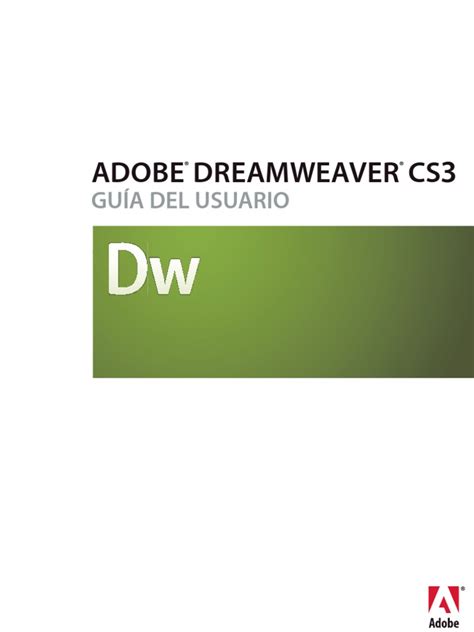 manual adobe dreamweaver cs3 espanol PDF