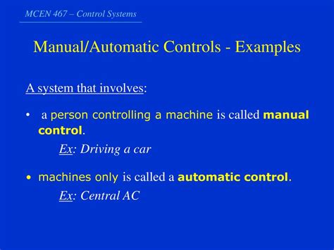 manual and automatic control Doc