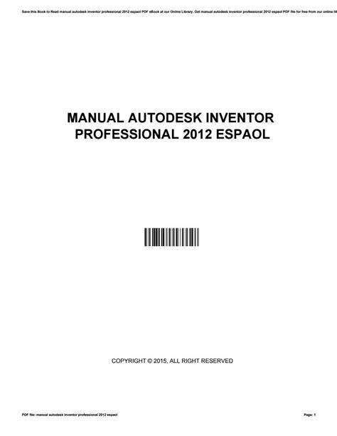 manual autodesk inventor 2012 espaol pdf Kindle Editon