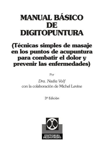 manual b sico de digitopuntura manual b sico de digitopuntura Kindle Editon