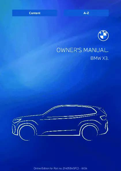 manual bmw x3 20 pdf PDF