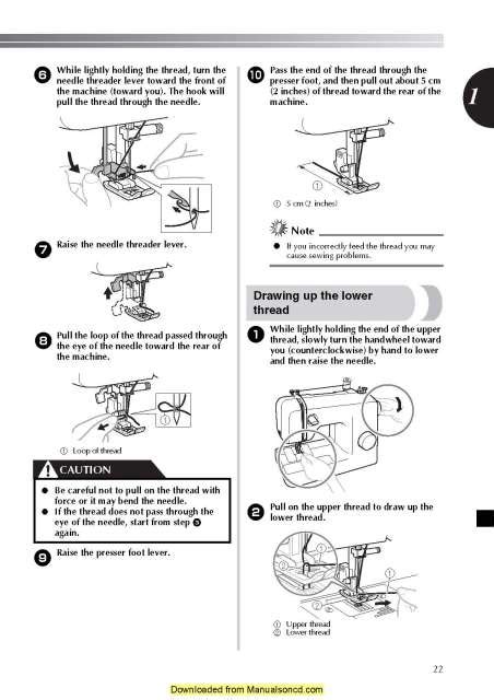 manual brother sewing machine instruction Doc