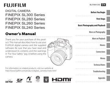 manual camera fujifilm sl300 Reader