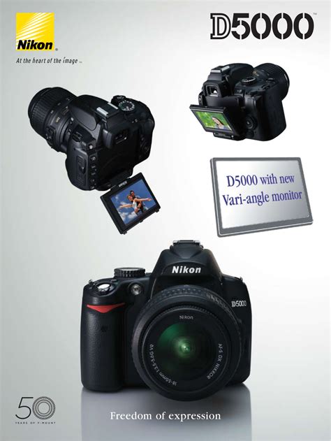 manual camera nikon d5000 PDF