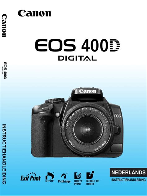 manual canon 400d espanol pdf PDF