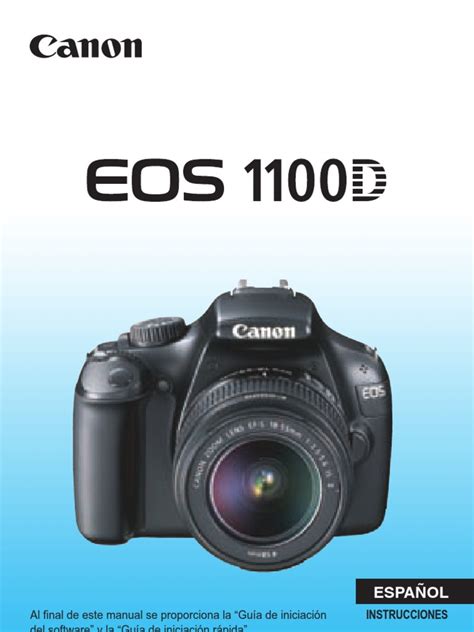 manual canon eos 1100d espaaol Reader