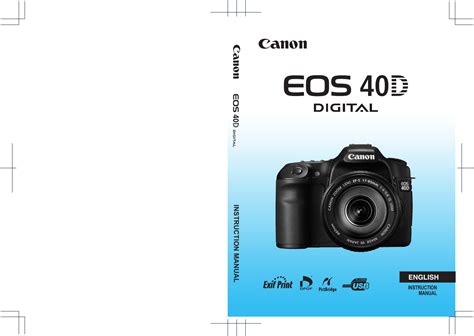 manual canon eos 40d espaol PDF