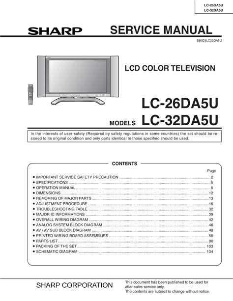 manual da tv sharp Doc