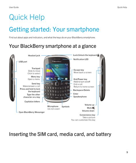manual de blackberry 9320 Reader