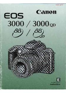 manual de canon eos 3000 PDF