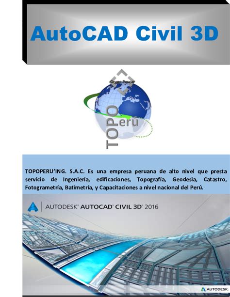 manual de civil 3d 2013 en espaol PDF