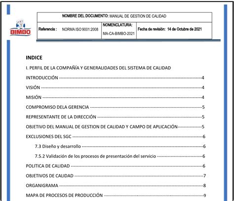 manual de control de la calidad de la panaderia Epub