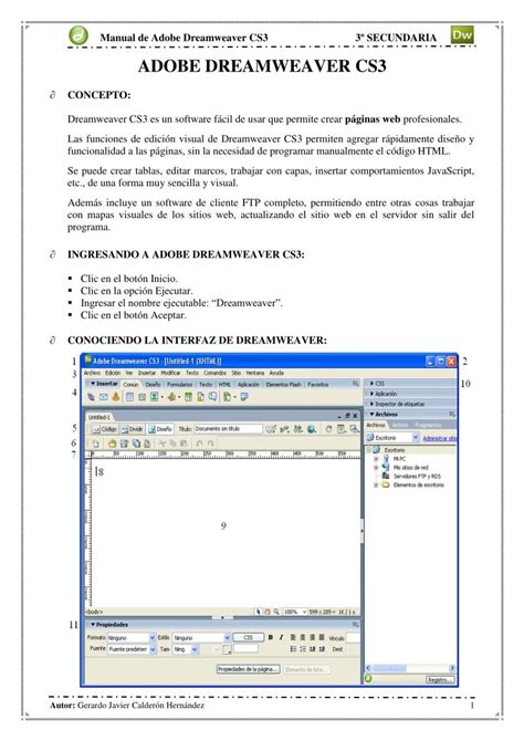 manual de dreamweaver cs3 Epub