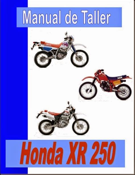 manual de honda xr 250 Reader