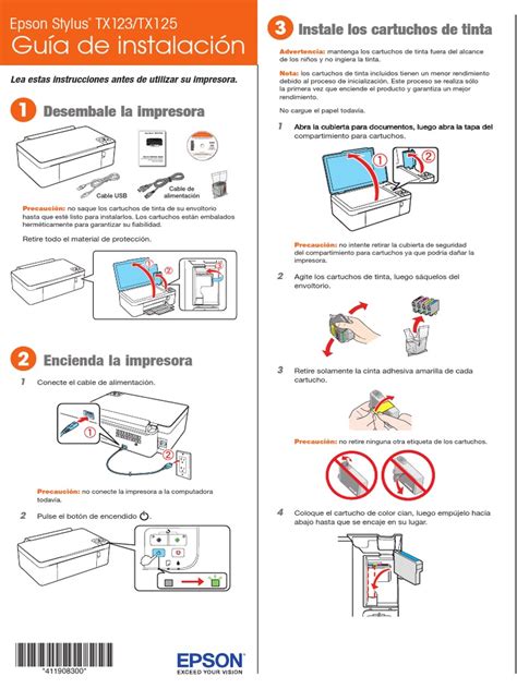 manual de impresora epson stylus tx125 Doc