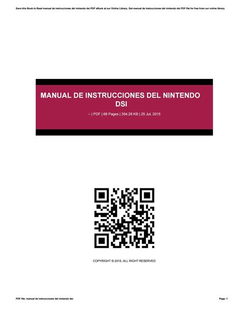 manual de instrucciones dsi Kindle Editon