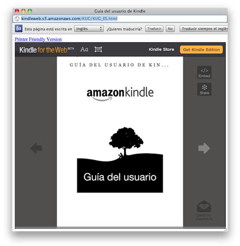 manual de kindle 3 en espanol Kindle Editon