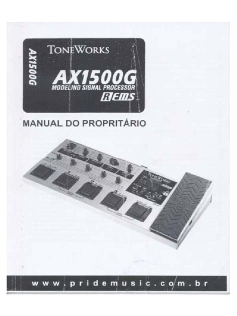 manual de korg ax1500g en espaol Reader