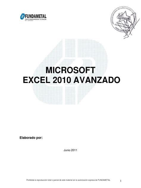 manual de microsoft excel 2010 avanzado edu Kindle Editon