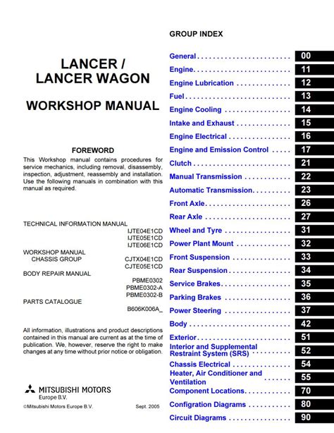 manual de mitsubishi lancer 2006 Reader