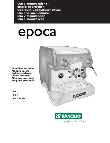 manual de partes de rancilio epoca s 2gr Kindle Editon