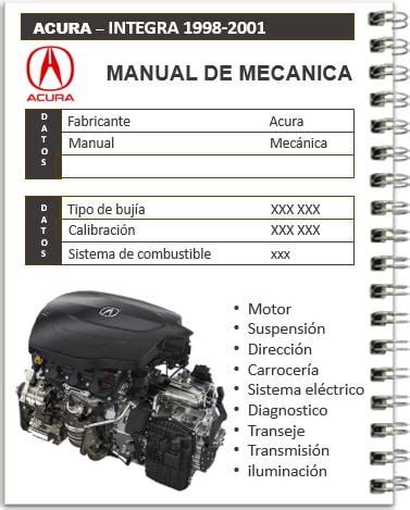 manual de taller y reparaciones acura integra gratis pdf PDF